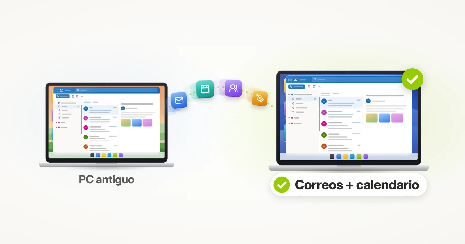 Transferir Outlook a un ordenador nuevo: los correos, el calendario, los contactos y las firmas vuelan del programa de correo del PC antiguo al del nuevo