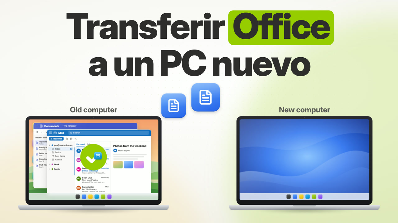 Video tutorial – cómo transferir Microsoft Outlook a un ordenador nuevo