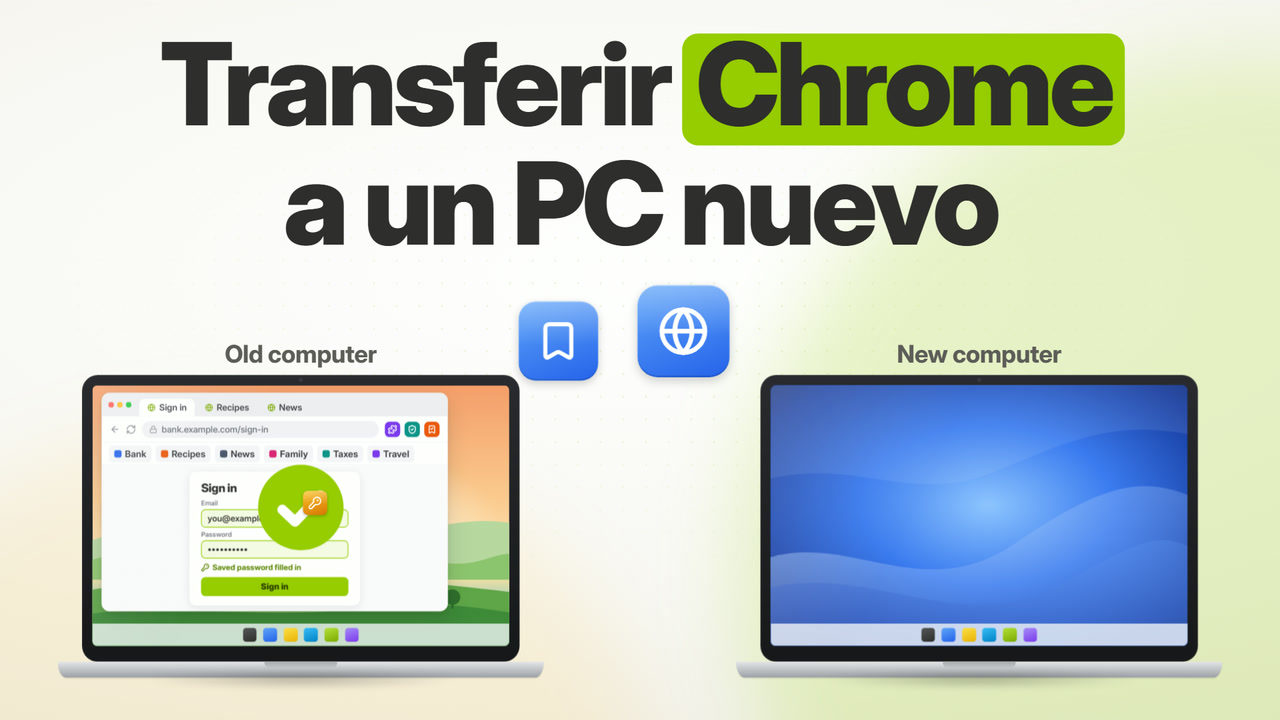 Tutorial en vídeo – cómo transferir los marcadores y las contraseñas de Chrome a un ordenador nuevo